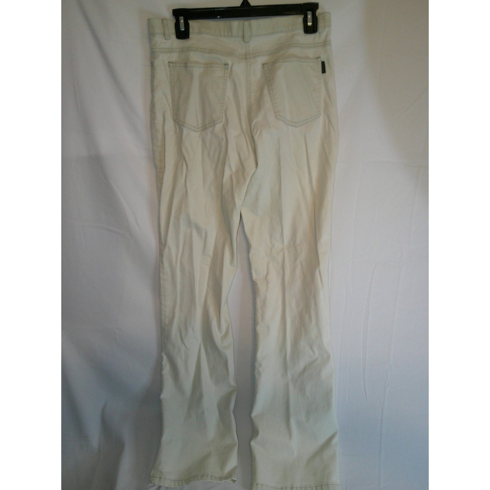 Barbour Womens Beige High Rise Straight Leg Pants‎ Size 10 - Picture 2 of 3